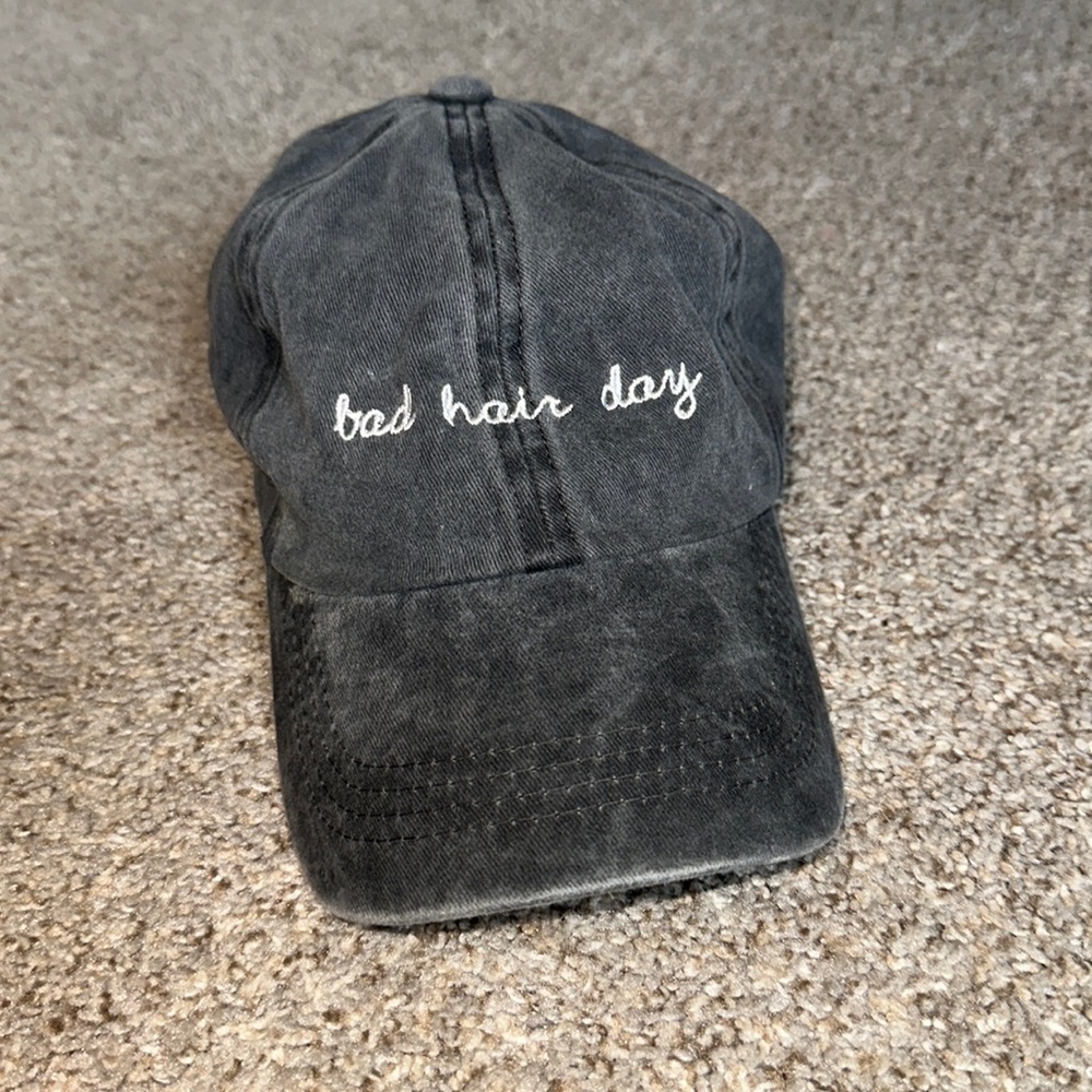 Bad hair day adjustable hat